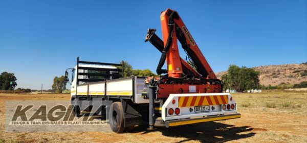 2014 Hino 500 1017 Drop sides fitted with Palfinger PK8500 Crane - Image 8