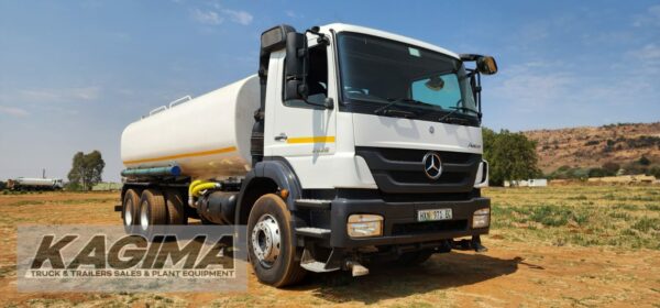 2017 Mercedes Benz Axor 2628 18 000 Liter Water Bowser
