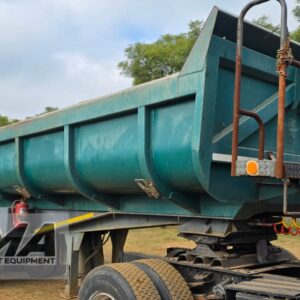 2005 Rhino Tri Axle Couplin Tipper Trailer